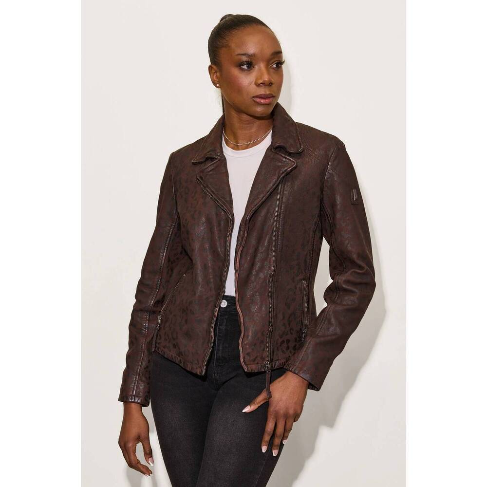 NEW MAURITIUS meeow leather jacket in vegetable-tanned